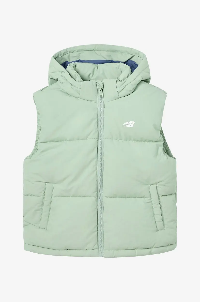 New Balance Vest NB Wide Baffle Small Logo Gilet - Grønn