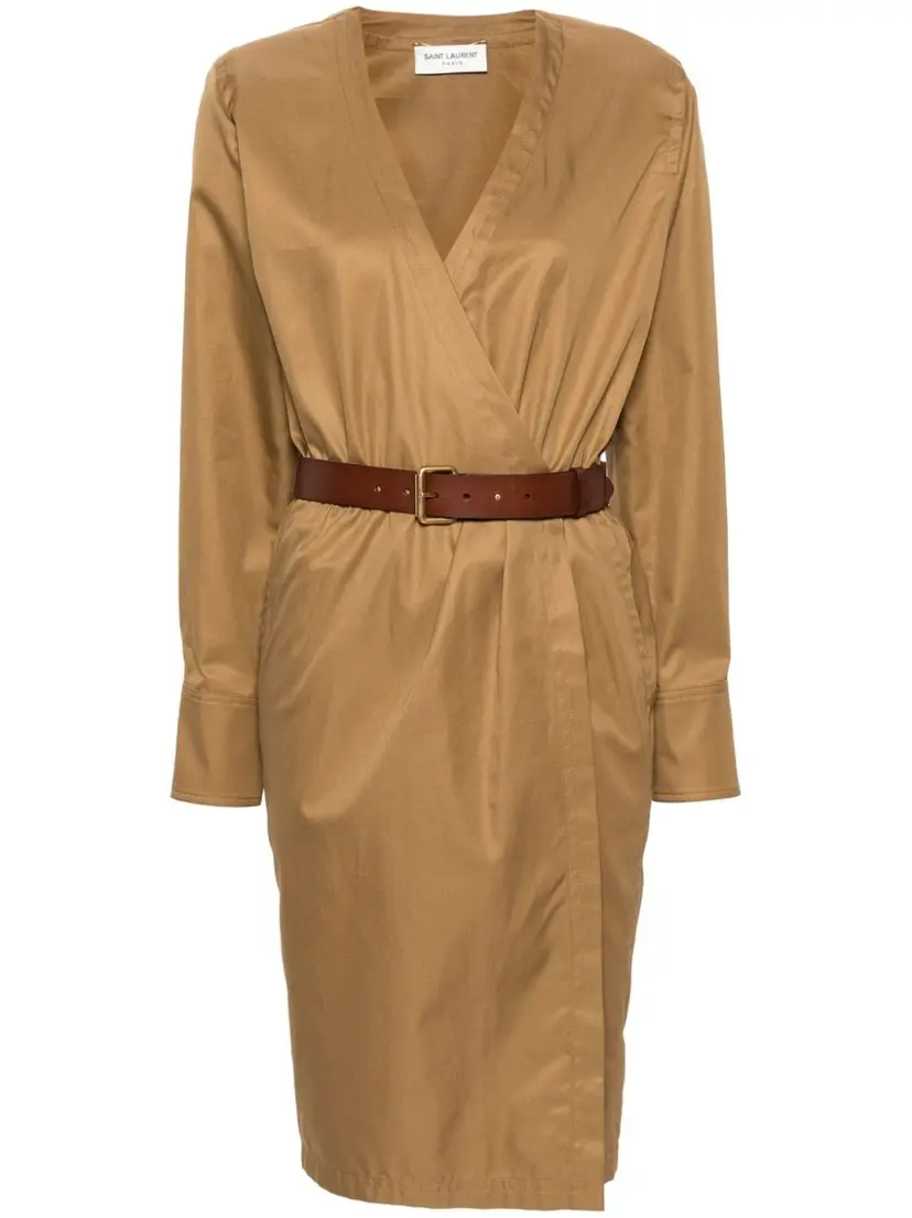 Saint Laurent Saint Laurent Festkjoler – Brun