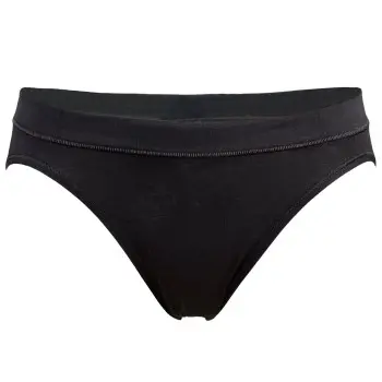 Damella Damella Truser Brief 17567 Midi Svart bomull Medium Dame
