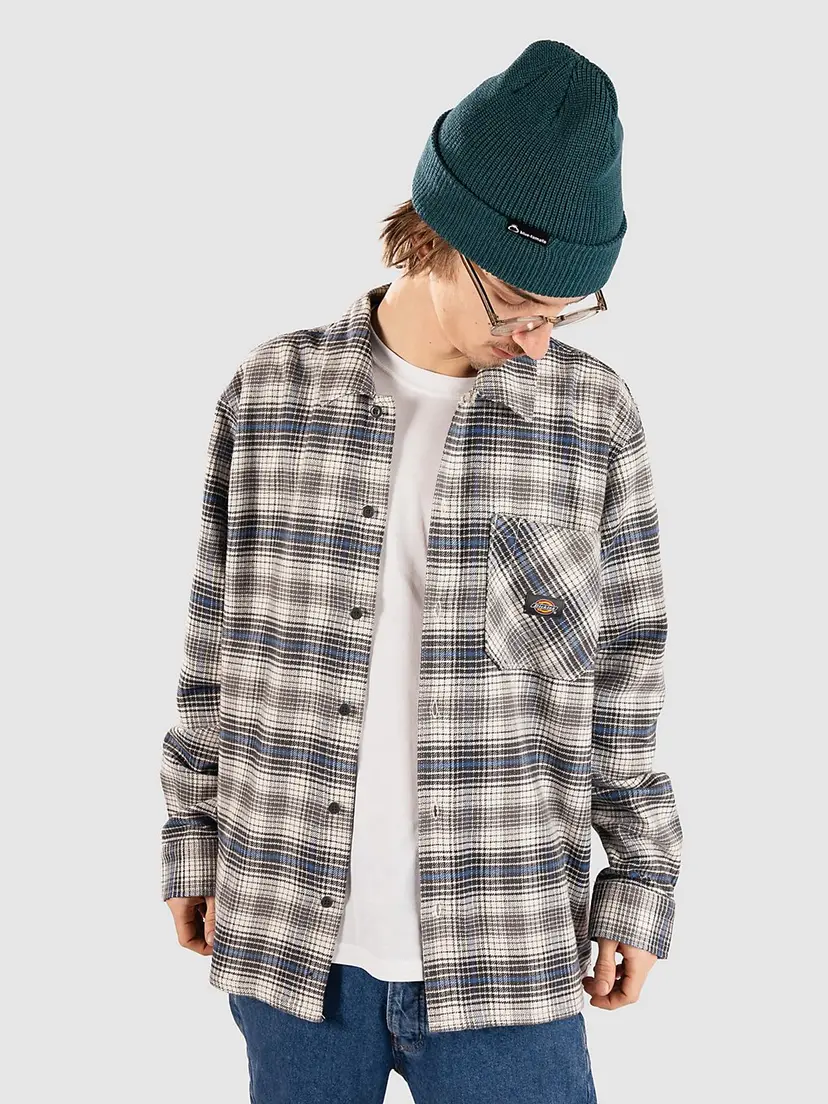 Dickies Dickies Forest Check Skjorte grå