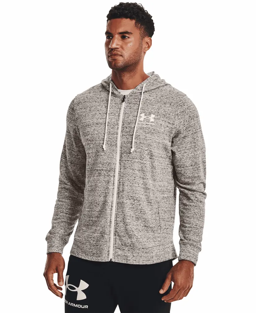 Under Armour Under Armour Rival Terry LC FZ Onyx White