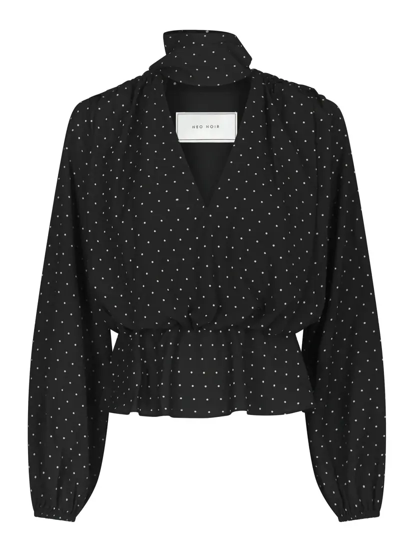 Neo Noir Ettalie Dot Blouse
