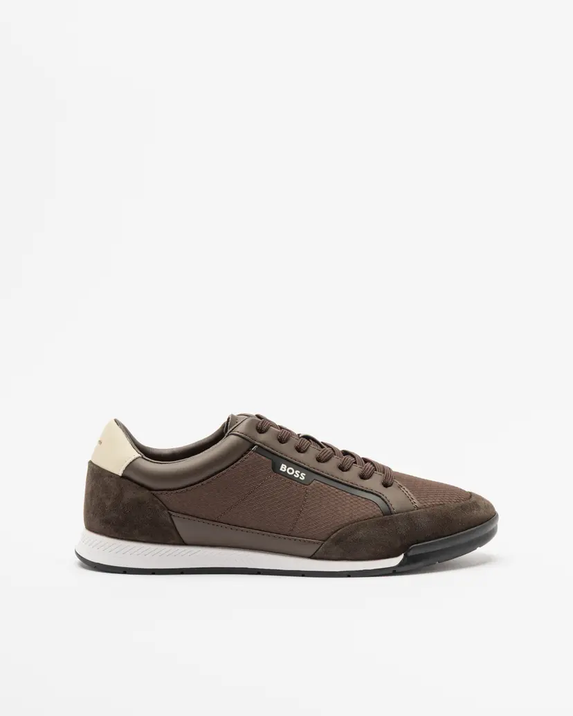 BOSS Boss Nitan Lowp Brown Sneakers