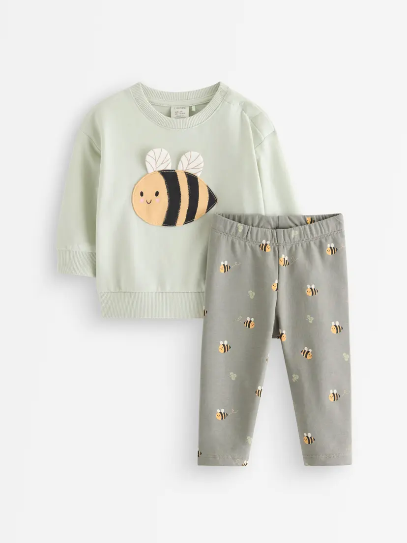 Lindex Sett med collegegenser og leggings