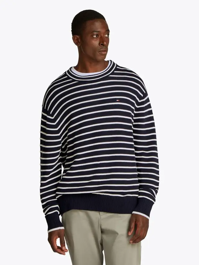 Tommy Hilfiger BRETON STRUCTURE CREW NECK