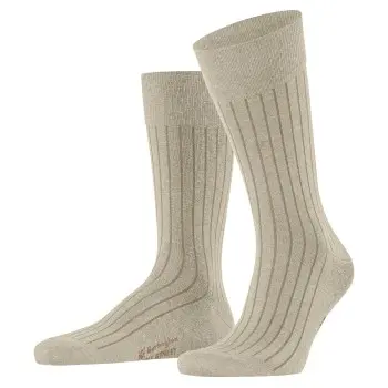 Burlington Burlington Strømper Duke Street Socks Beige Str 40/46 Herre