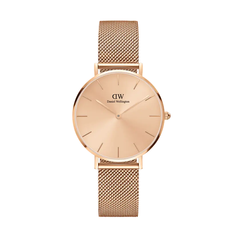 Daniel Wellington Rose Gold 28mm Watch Petite Unitone | DW