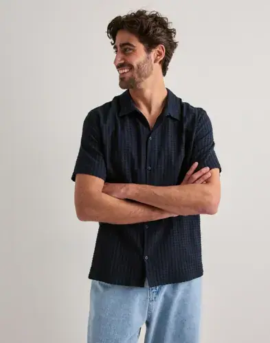 Samsøe Samsøe Samsøe Samsøe Avan Jx Shirt 14698 Stripete skjorter Blå