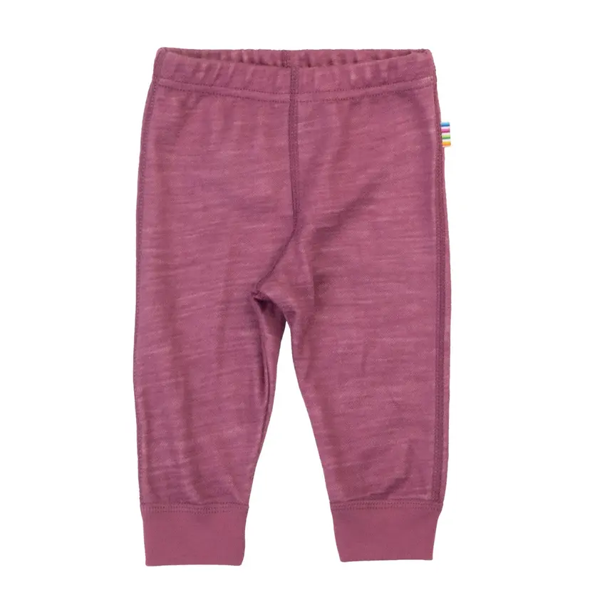 Joha Leggings i ull/bambus Bordeaux