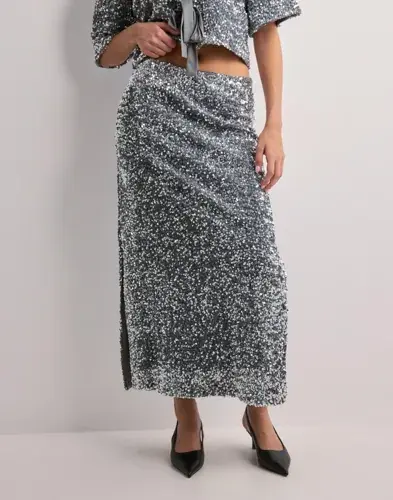 Object Collectors Item OBJECT - Sølv - Objkinne Hw Long Skirt 136
