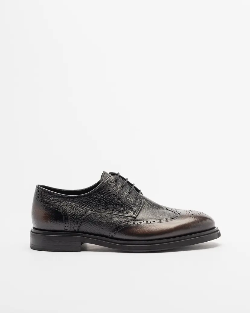 PROF PROF CA2038B-101 Brown Brogue shoes
