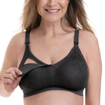 Anita Anita BH Maternity Essential Lace Nursing Bralette Mørkgrå  Medium Dame