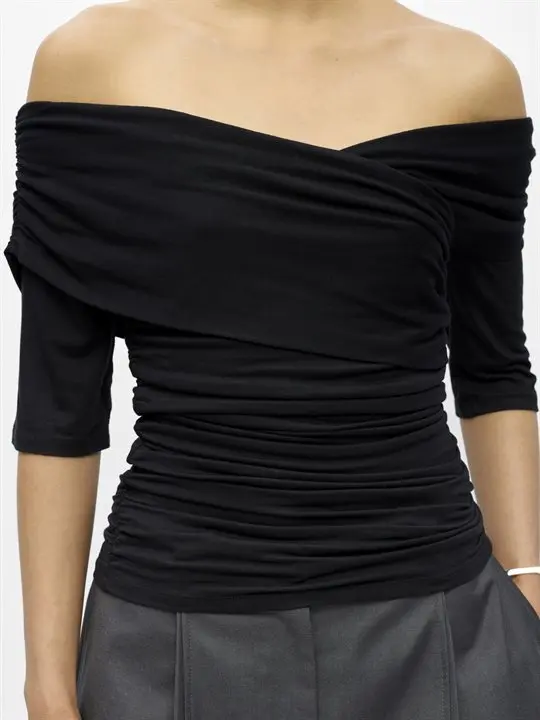 Object Object - Levih 2/4 Cross Over Top - Black