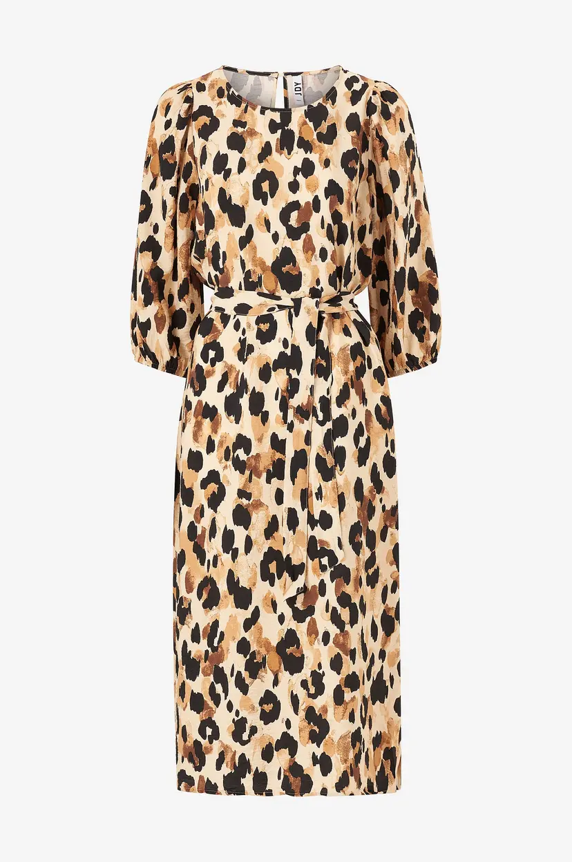 JDY Kjole jdyAdaline 3/4 Midi Dress Wvn - Brun