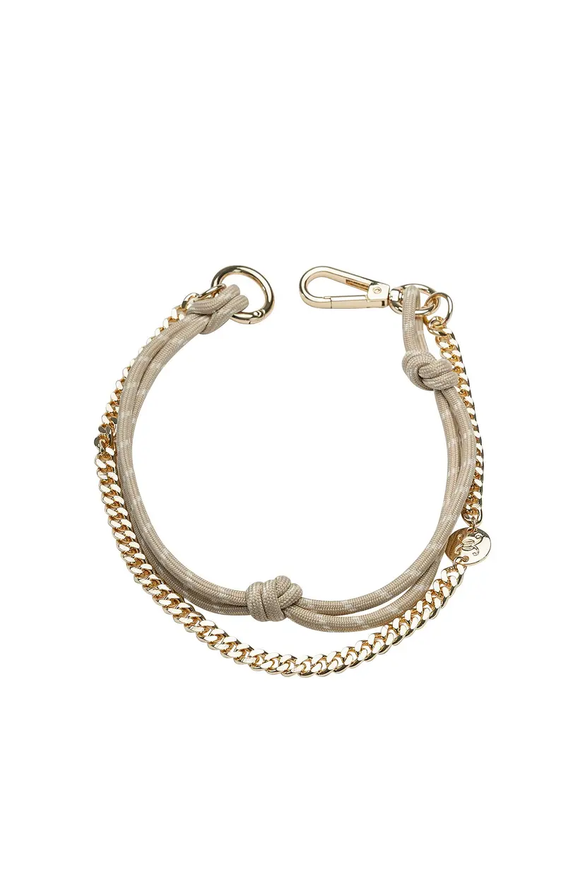 BOW19 Details Kjede Nate Multi Chain - Beige