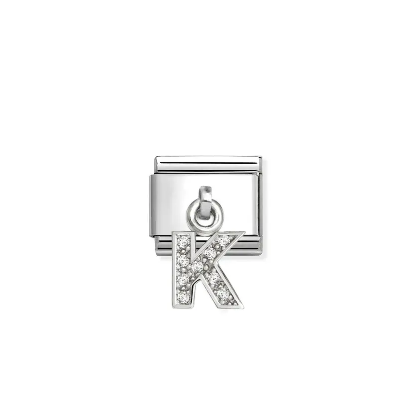 Nomination Charm Letter K