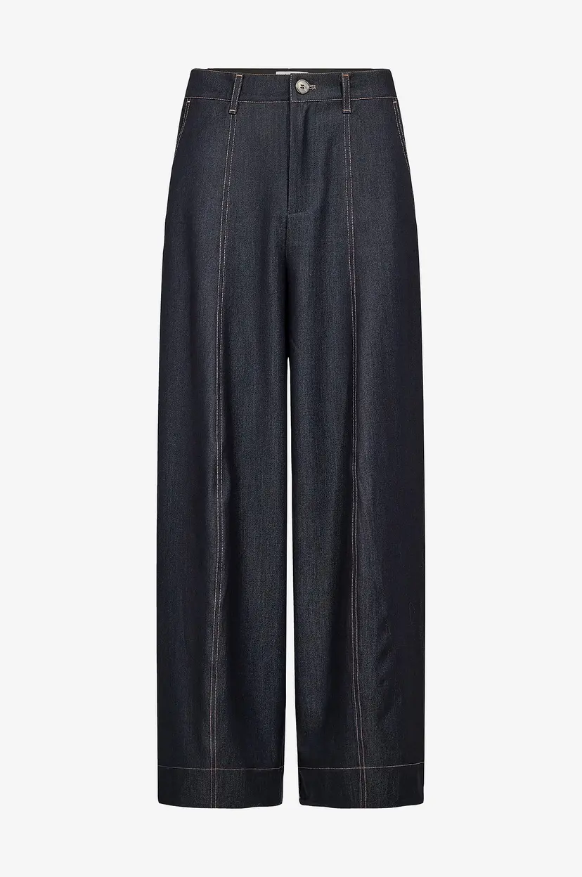 Co'couture Ballongbukser Terrycc Barrel Pant - Blå