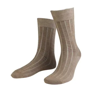 Amanda Christensen Amanda Christensen Strømper Grade Wide Rib Ankle Socks Brun