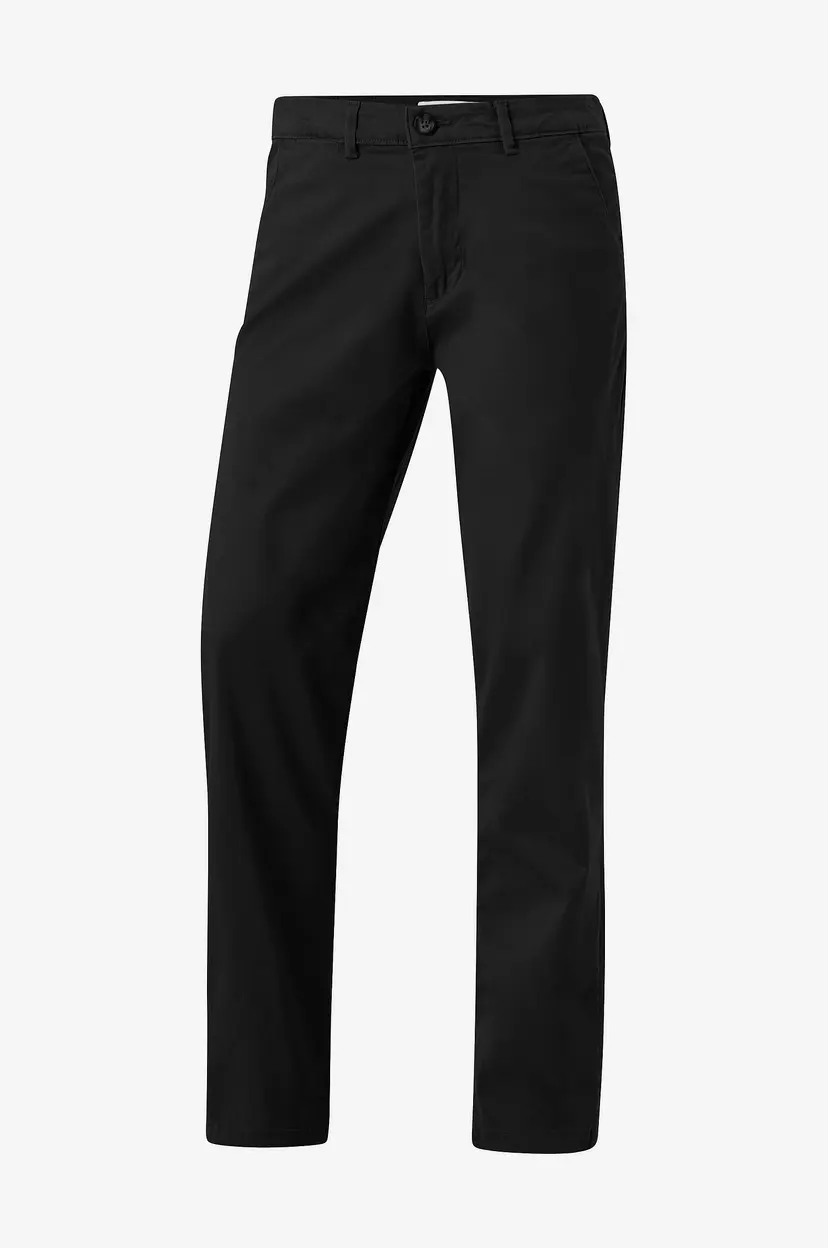 Selected Men Chinos slhStraight-New Miles 196 Flex Pant - Svart
