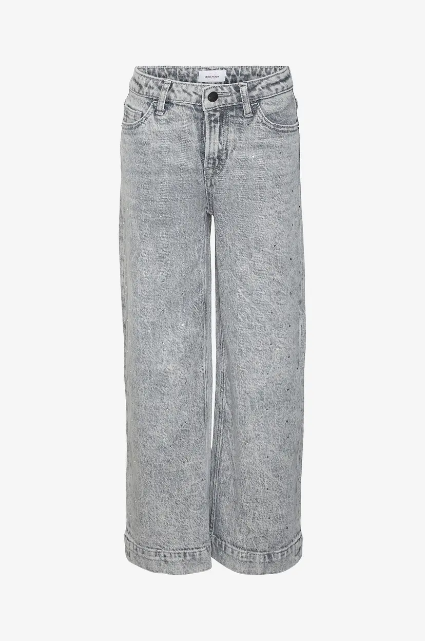Vero Moda Girl Jeans vmDaisy HR Wide Rhines RA207 - Grå