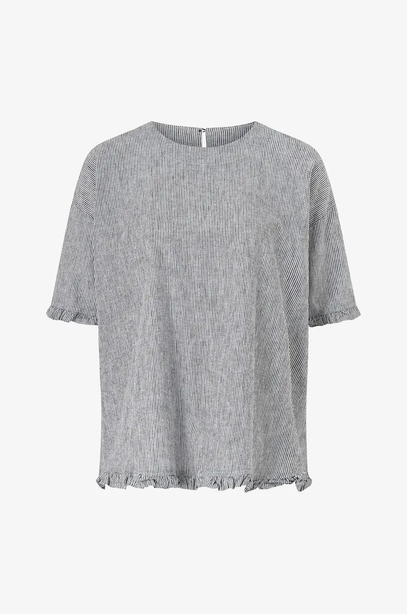 Masai Linbluse Top MaDreuma - Svart