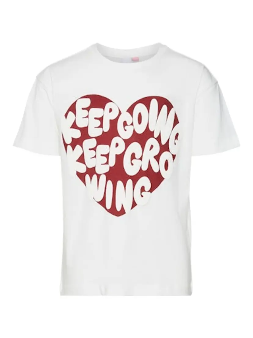 Vero Moda Girl Vero Moda Girl Appleheart Kelly Topp Snow White Biking Red+White (158/164)