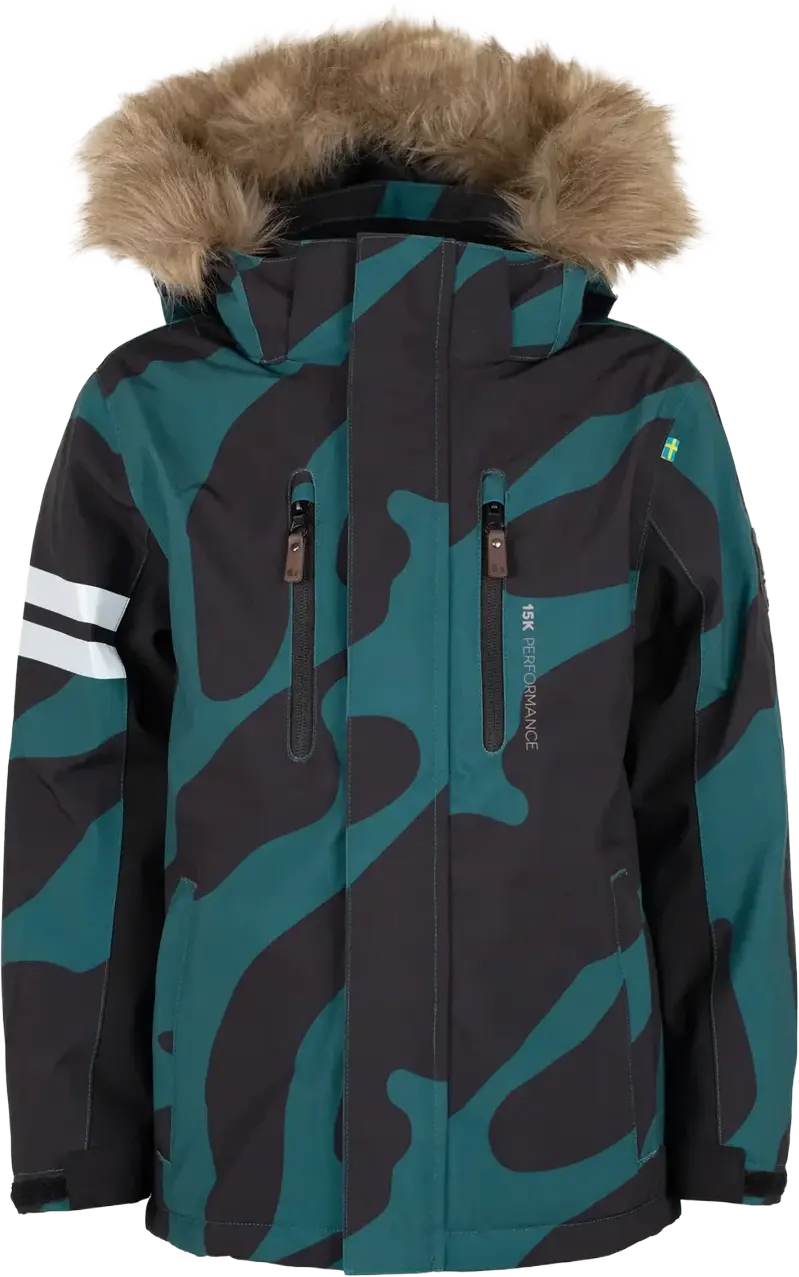 Lindberg Lindberg Kids' Colden Jacket Dark Teal/black