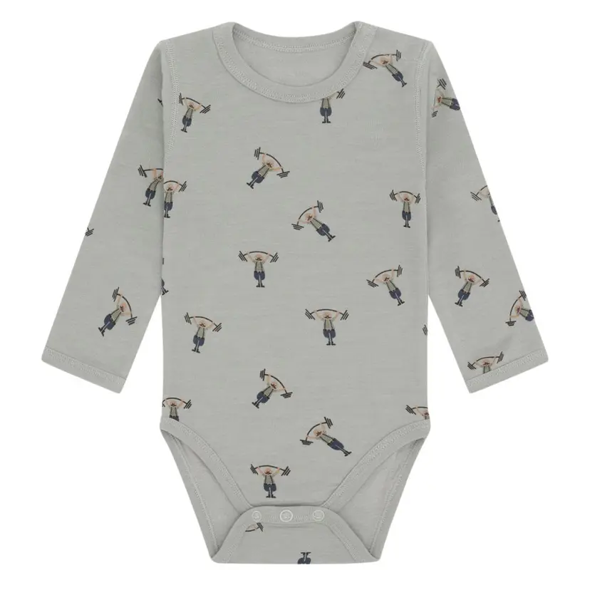 Hust and Claire Hust And Claire - Body Ull/ Bambus Baloo Strong Man Forest Fog