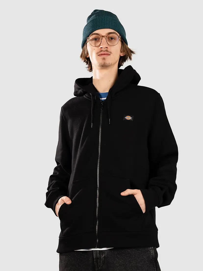 Dickies Dickies Oakport Hettegenser med glidelås svart