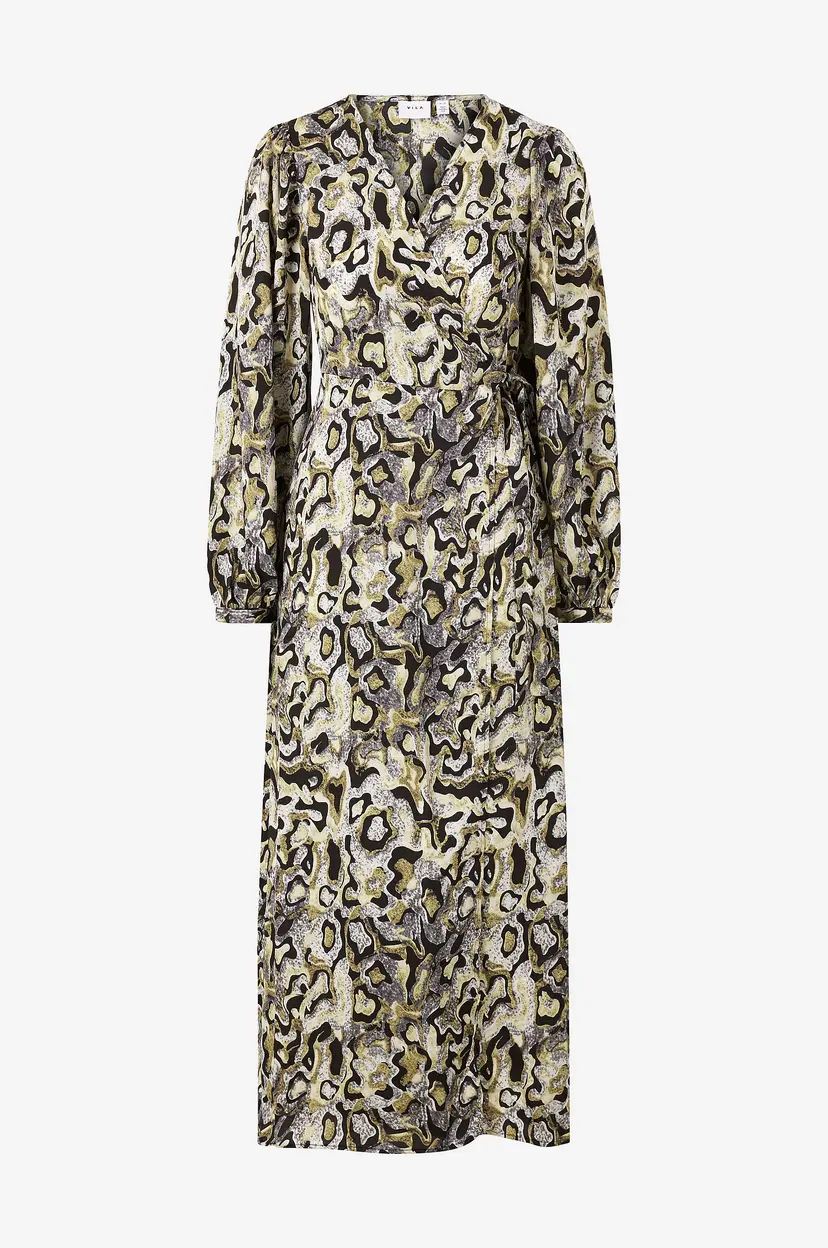 Vila Maxikjole viSafir L/S Dress - Svart