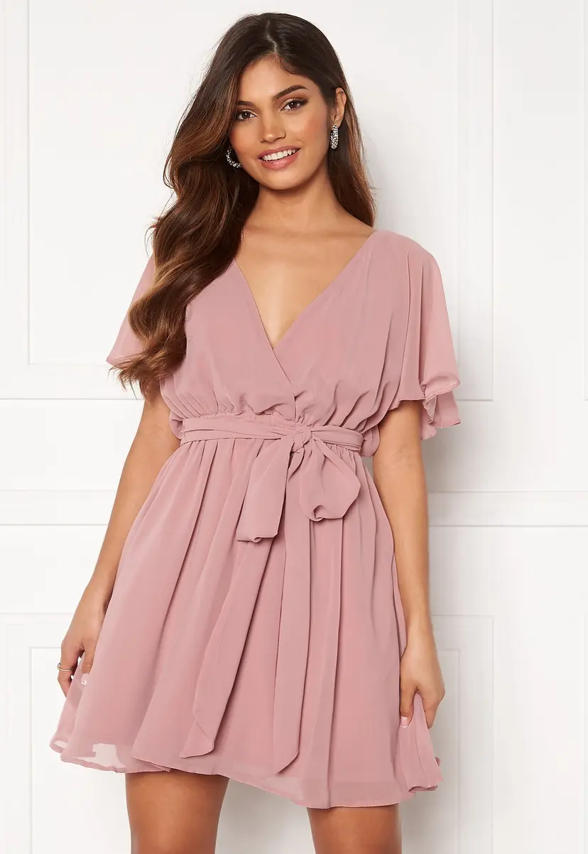 Goddiva Flutter Skater Dress