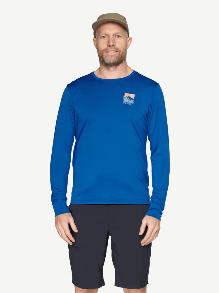 Devold Devold - Classic Summit Long Sleeves Herre - Large - Blå