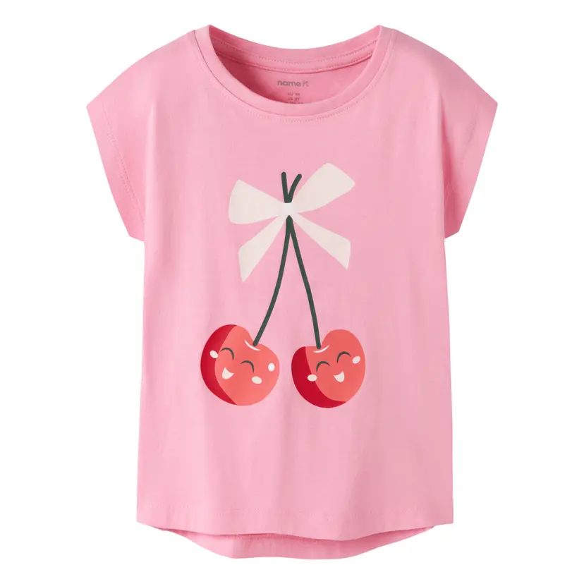 NAME IT Name It - T-skjorte Vigea Pink Drink Happy Cherries