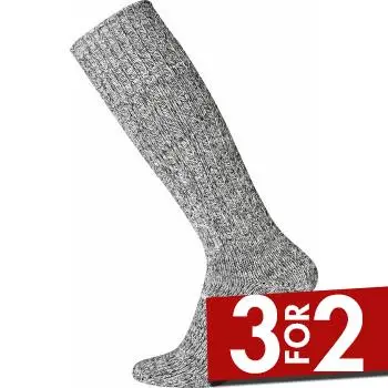 Egtved Egtved Strømper Kneehigh Ragsock Lysgrå Str 47/49 Herre