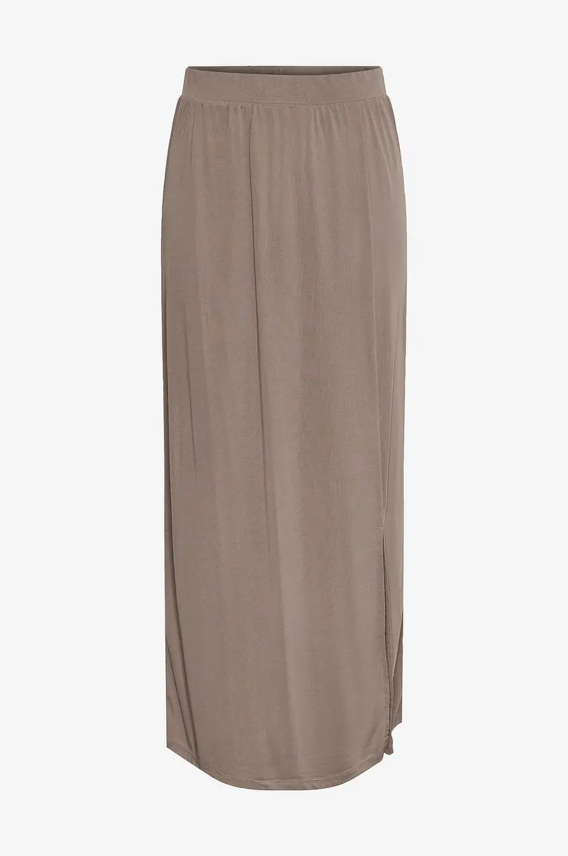 Pieces Maxi skjørt pcAnora HW Ankle Skirt BC - Brun