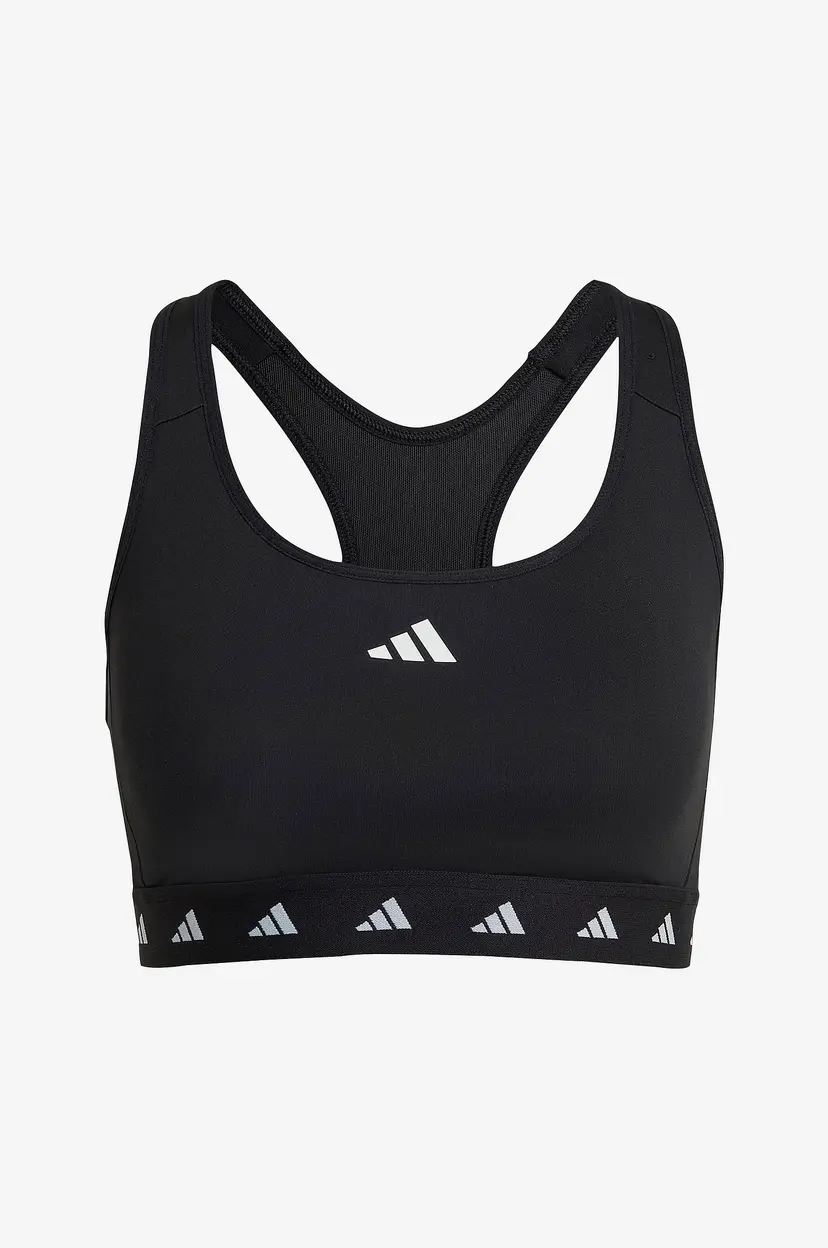 Adidas Sport Performance Sports-BH Powerreact Training Medium-suppor Techfit Bra - Svart