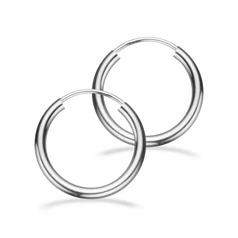 Scrouples Scrouples - creoler lavet i sølv 2 x 15mm - 190112