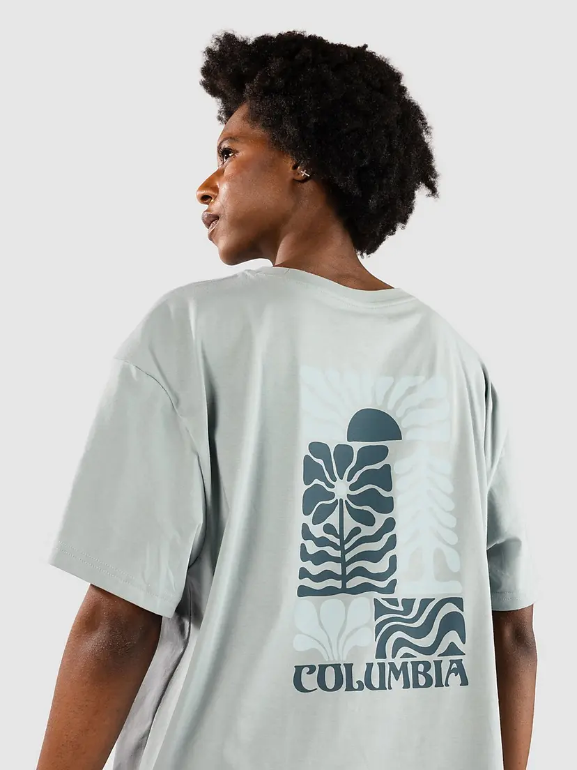 Columbia Columbia Rolling Bend Graphic Oversized T-skjorte blå