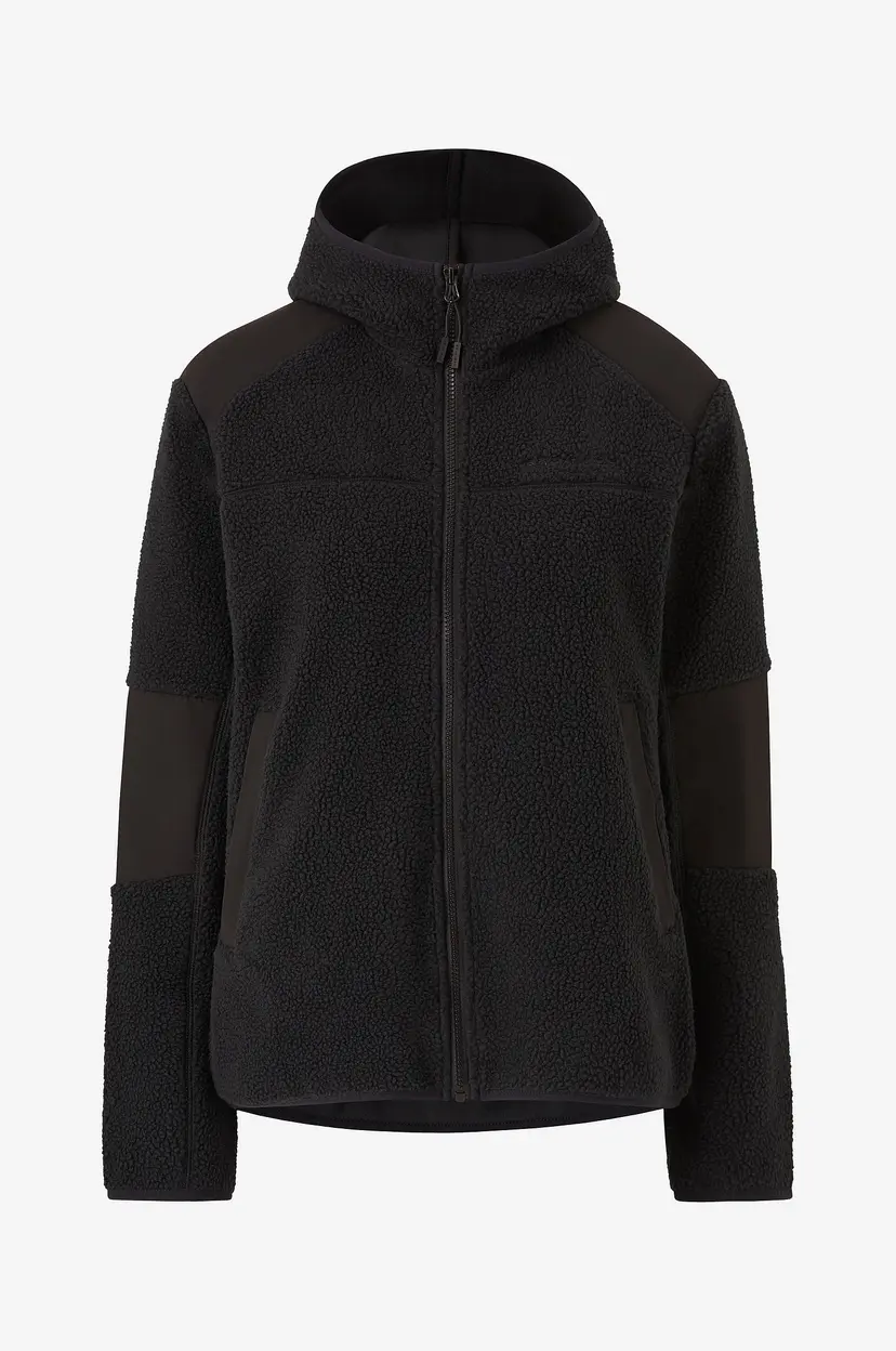 Rohnisch Hettegenser Wazzi Pile Hoodie - Svart