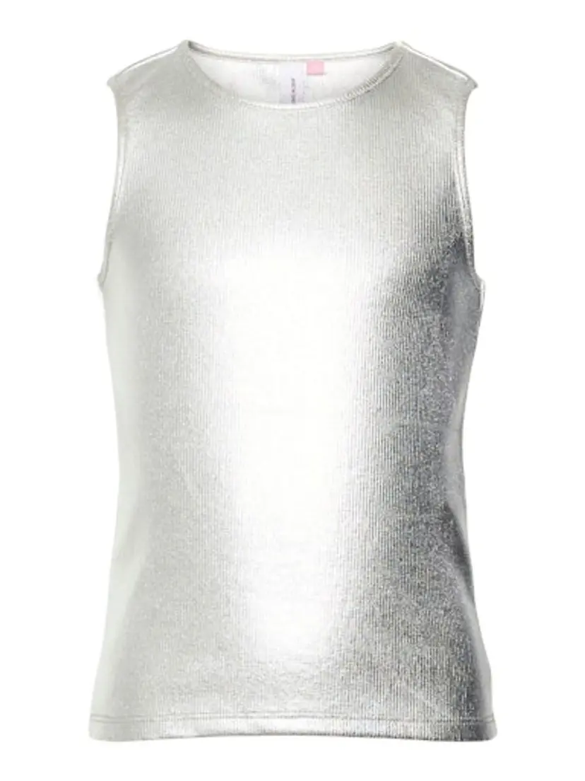 Vero Moda Girl Vero Moda Girl Emmalie Topp Silver Colour Foil Coating (158/164)