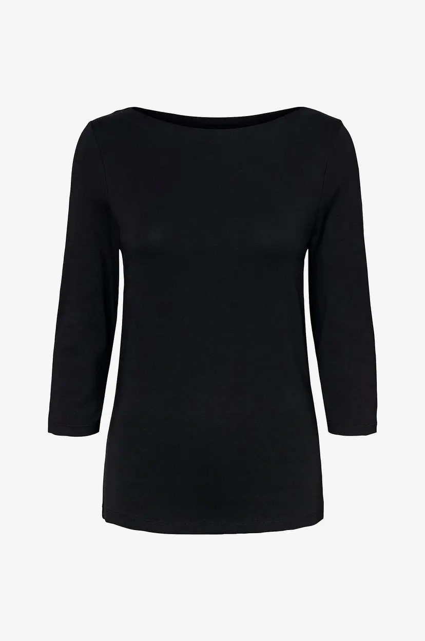 Vero Moda Topp vmPanda Modal 3/4 Top - Svart