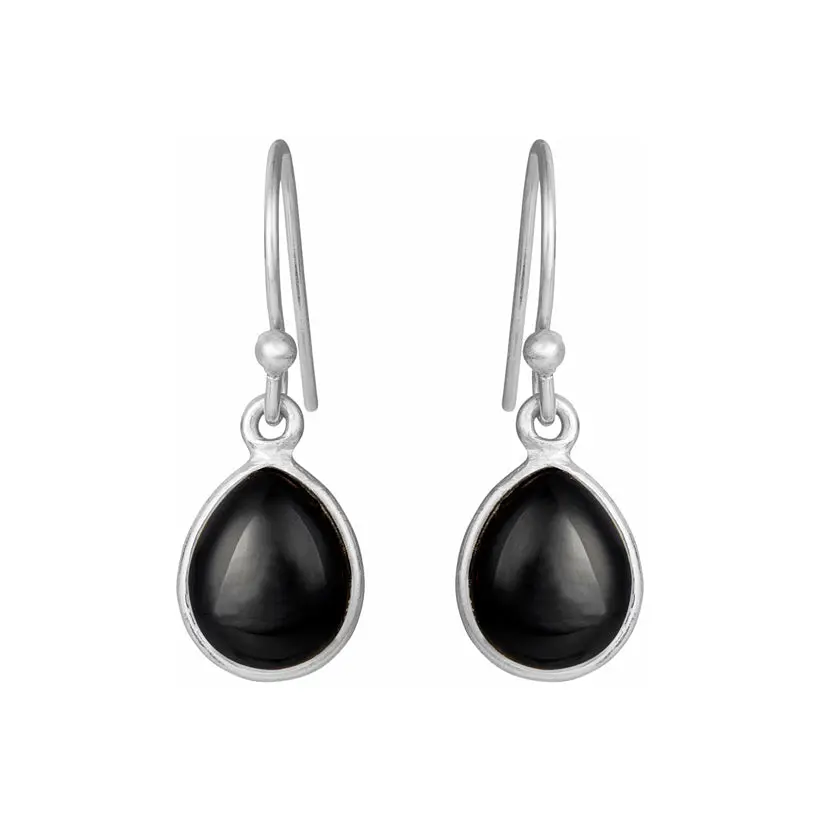 Susanne Friis Bjørner Susanne Friis Bjørner Øreringe - SFB - Ørekrog med sort onyx - 5249-1-101