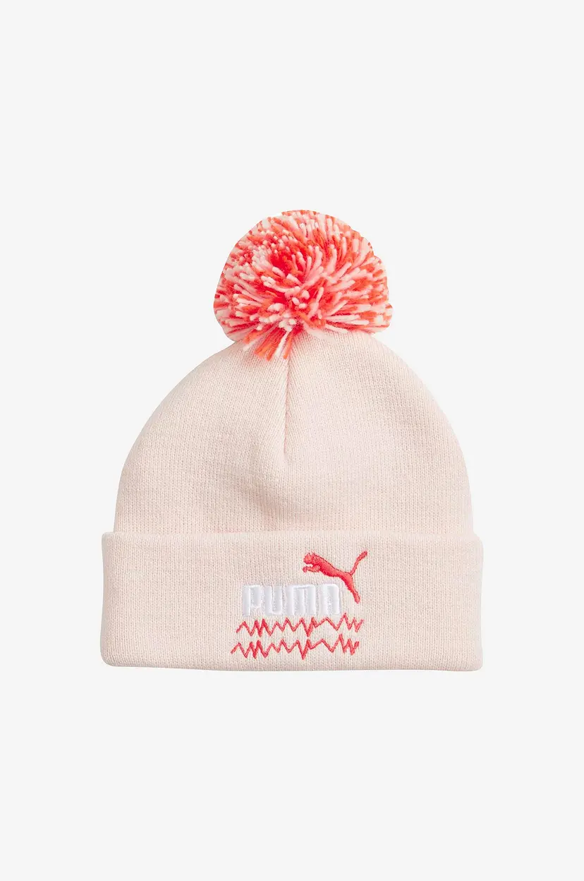 Puma Lue Mixmatch Pom Pom Beanie - Rosa
