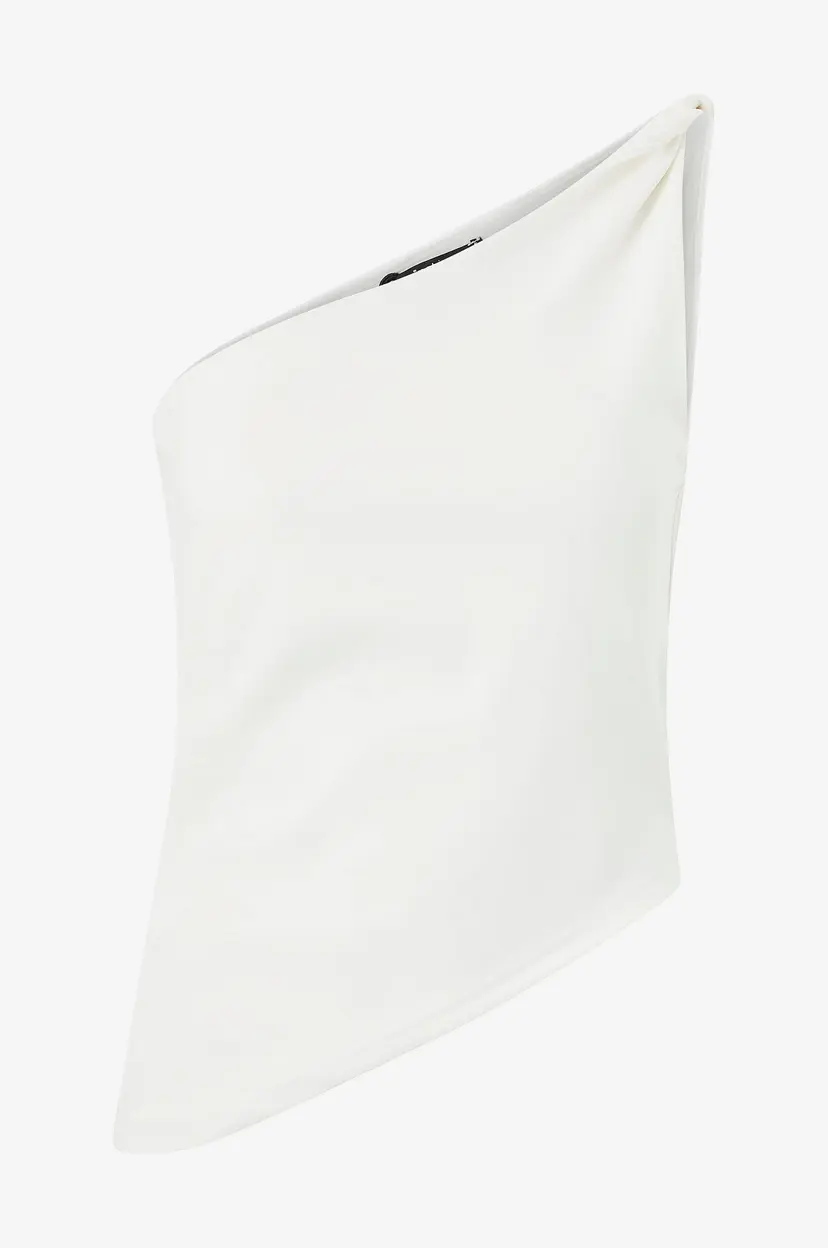 Gina Tricot Topp Twist - Hvit