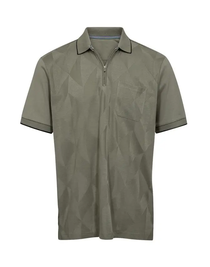 Black Blue Mens polo regular fit