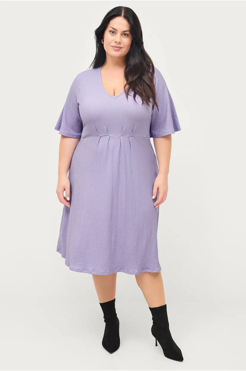 Ellos Plus collection Kjole Anette - Lilla