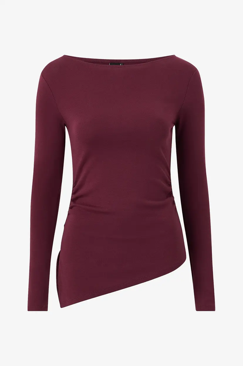 Gina Tricot Topp Asymmetric top - Rød