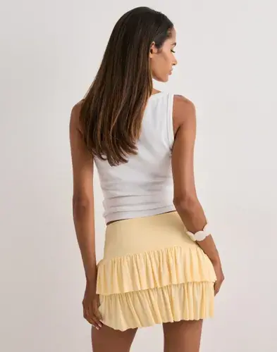 Nelly Nelly - Gul - Mini Frill Skirt