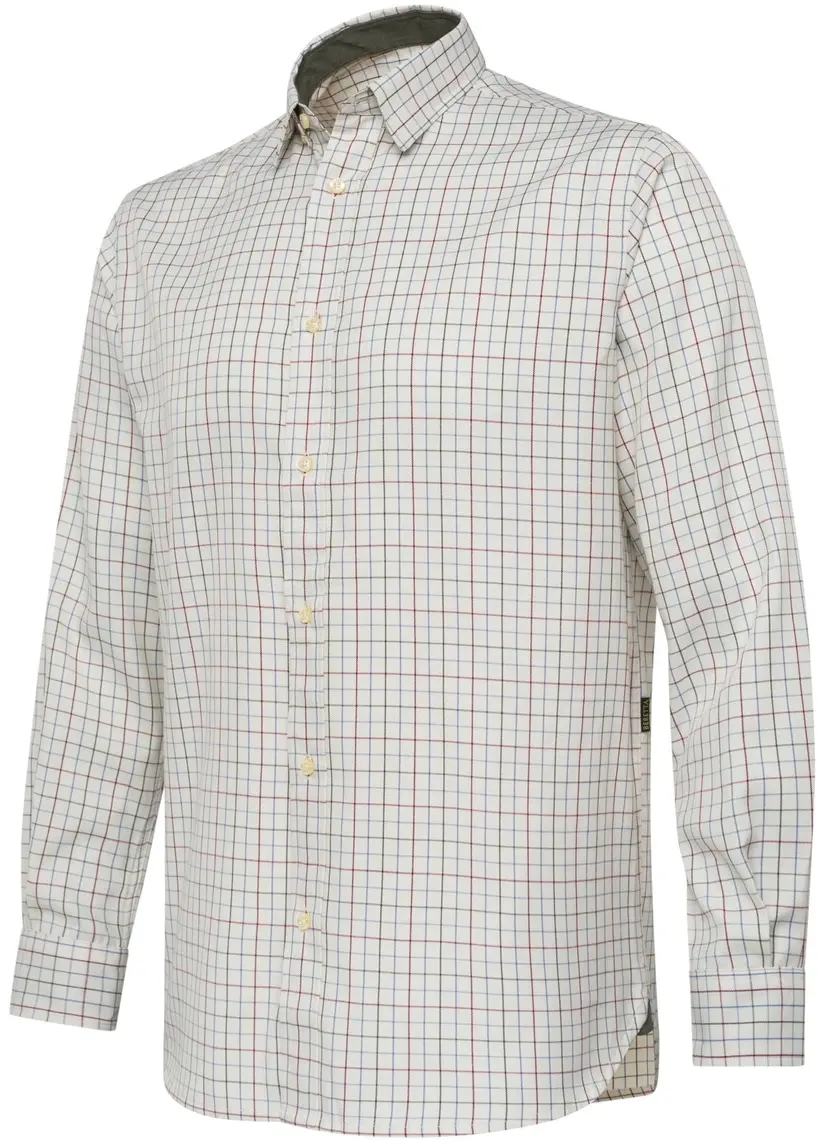 Beretta Beretta M's Charlow LS Shirt White & Green Check