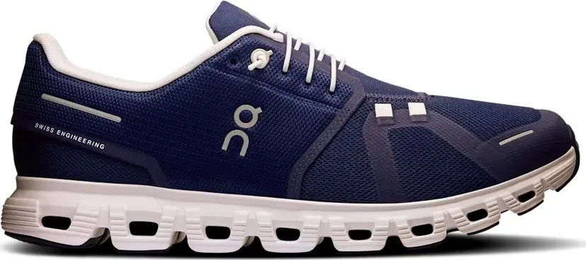 On On Men's Cloud 6 Midnight/White